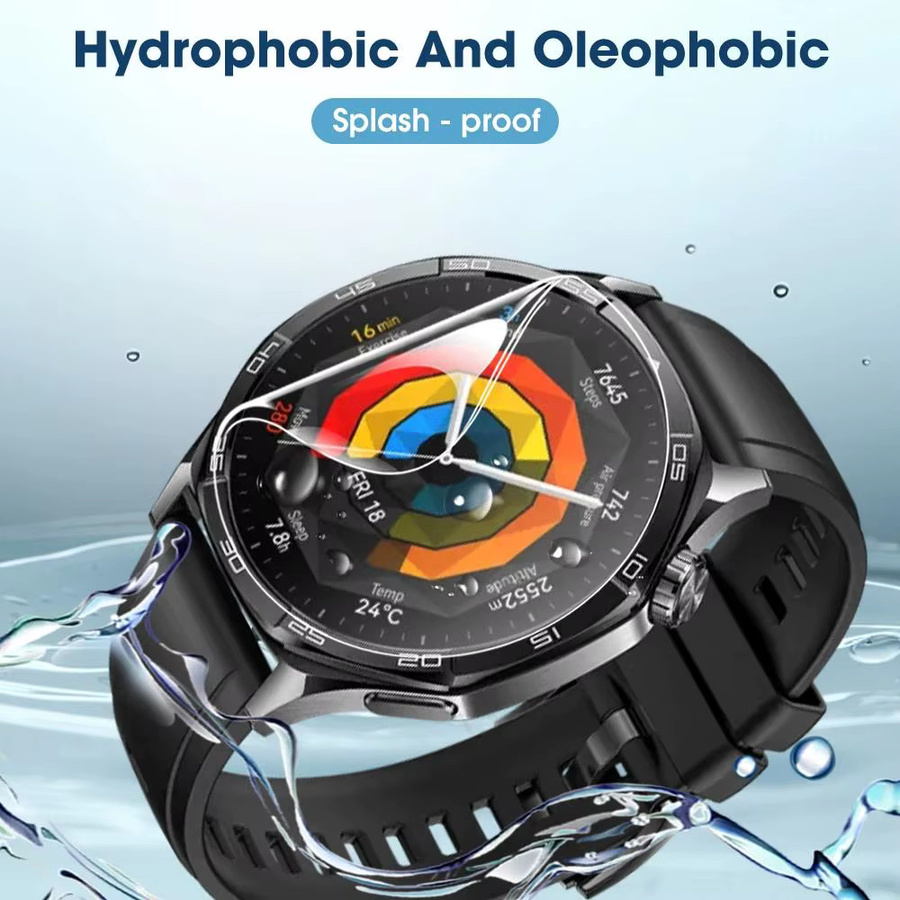 4 Stück Hydrogel-Schutzfolie für Huawei Watch GT 5 4 3 GT2, Silikon - Bild 6