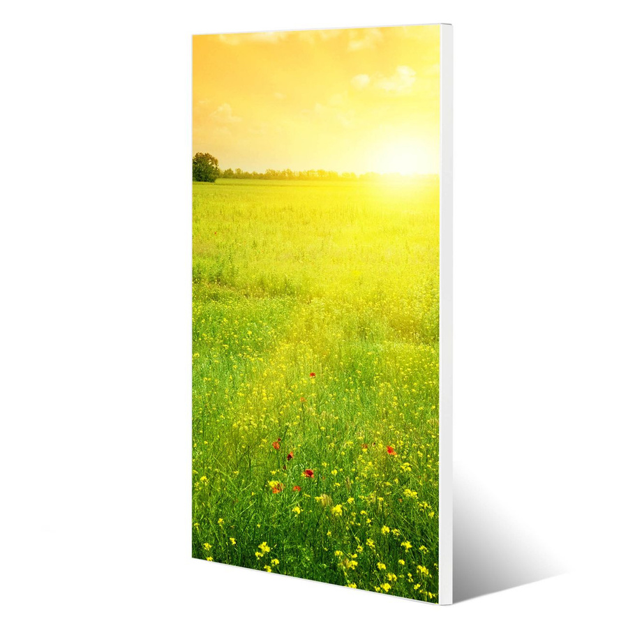 banjado Metall Magnettafel Guten Morgen 2 in Multicolor, Magnetwand im Hochformat, B/H: 37 x 78 cm - Bild 1