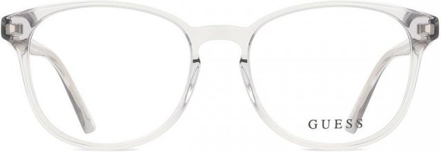 Guess GU8289 Kinder Brille, Vollrand, Rund, Kunststoff, Transparent Grey/White - Bild 1