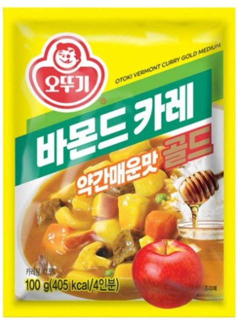 Ottogi Vermont Curry Gold Milde Schärfe 100 g - Bild 1