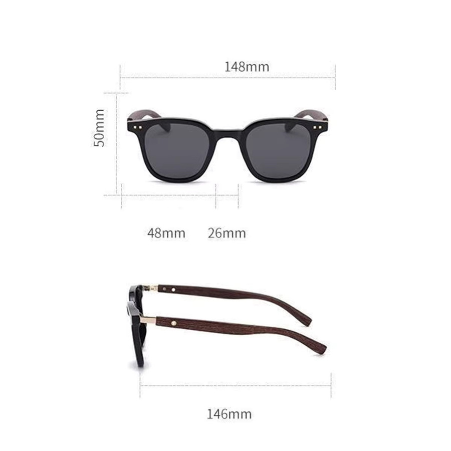 Sonnenbrille Damen, rund, Vollrand, braun - Bild 2