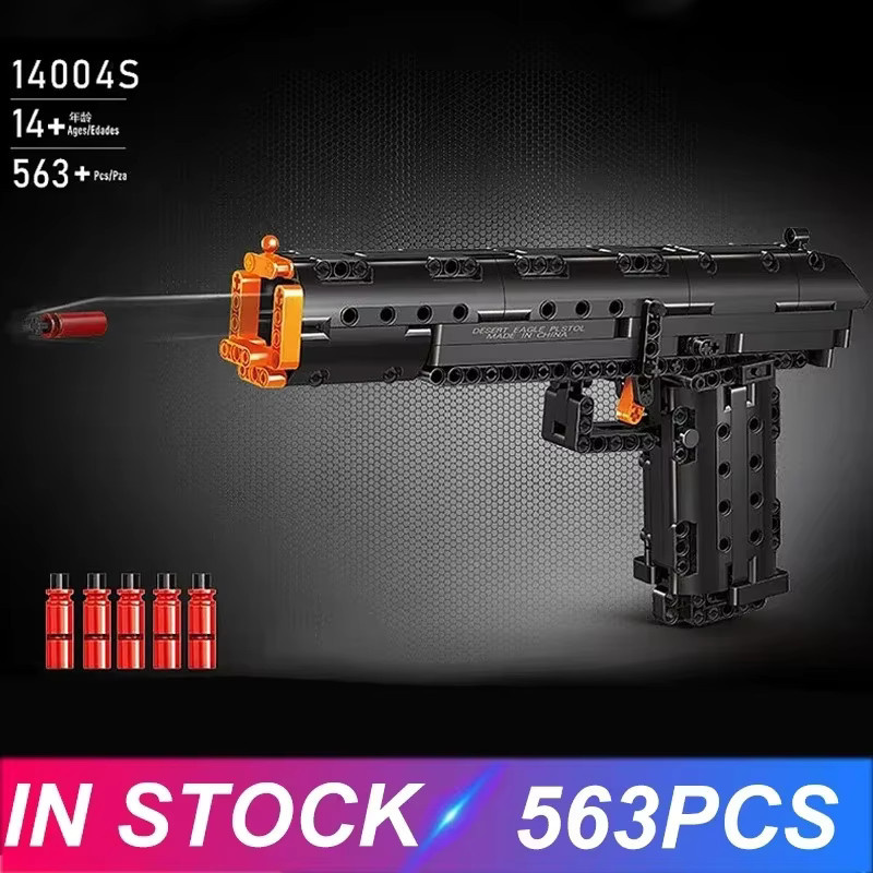 MOULD KING Desert Eagle Bausteine M92 Pistole USP Waffenmodell, ab 14 Jahren - Bild 2