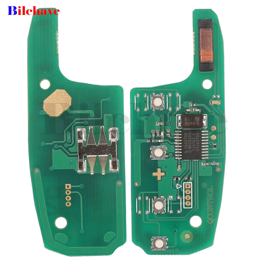 Jingyuqin 3-Tasten-Klapp-Autoschlüssel-Fernbedienung für Opel Astra K Buick Verano Regal Excelle GT Excelle XT LaCROSSE, 433/315 MHz, Schwarz - Bild 4