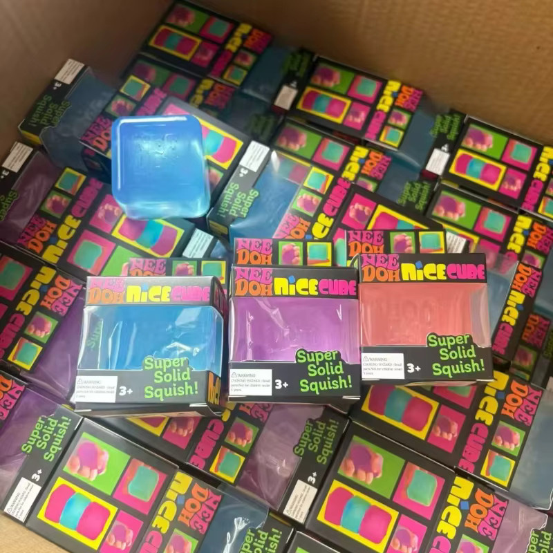 Needoh Squish Cube, Stressabbau-Spielzeug, mit Maltose-Füllung - Bild 3