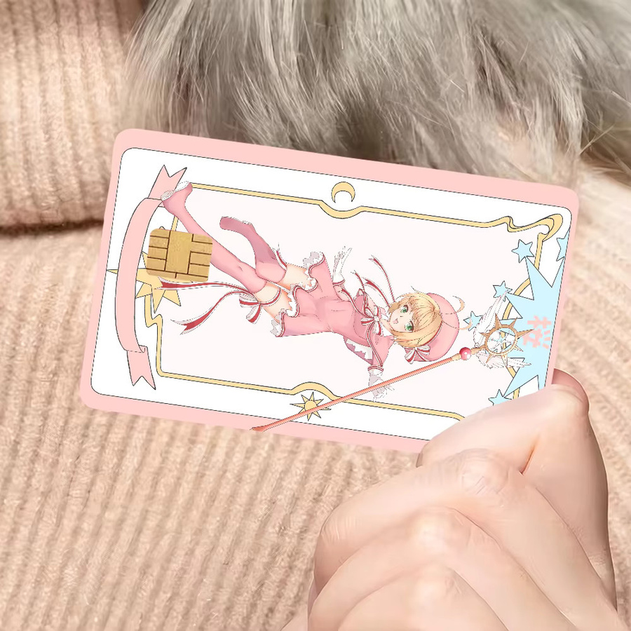 Card Captor Sakura, Anime-Bank-Kreditkarten, Buspass-Aufkleber, Set - Bild 4