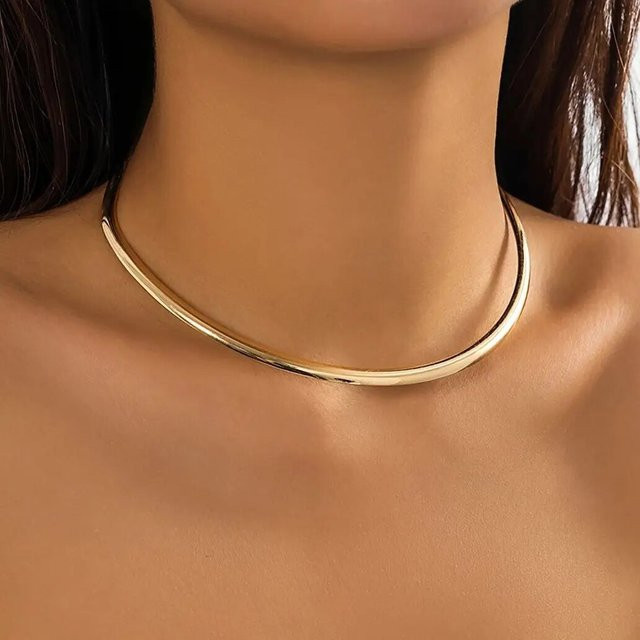 Ingemark Choker Halskette, Eisen, Gold, Damen, Vintage - Bild 1