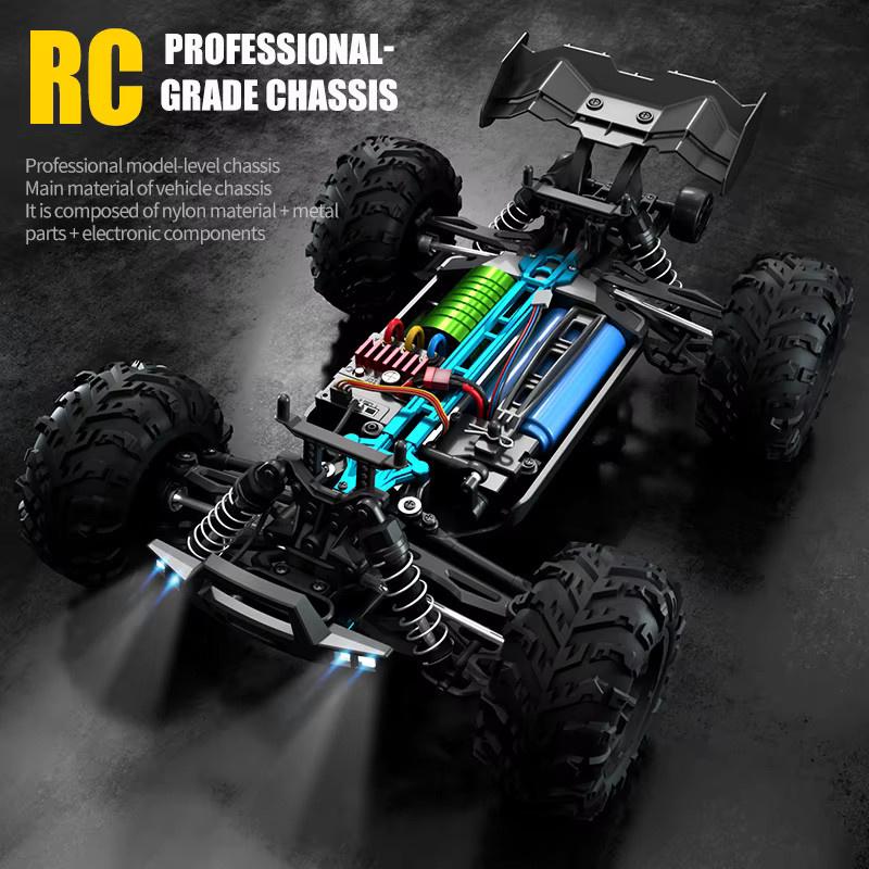 JIKEFUN 16101 /16102 PRO RC Offroad-Auto, 1:16, mit LED-Licht, Driftfunktion - Bild 4