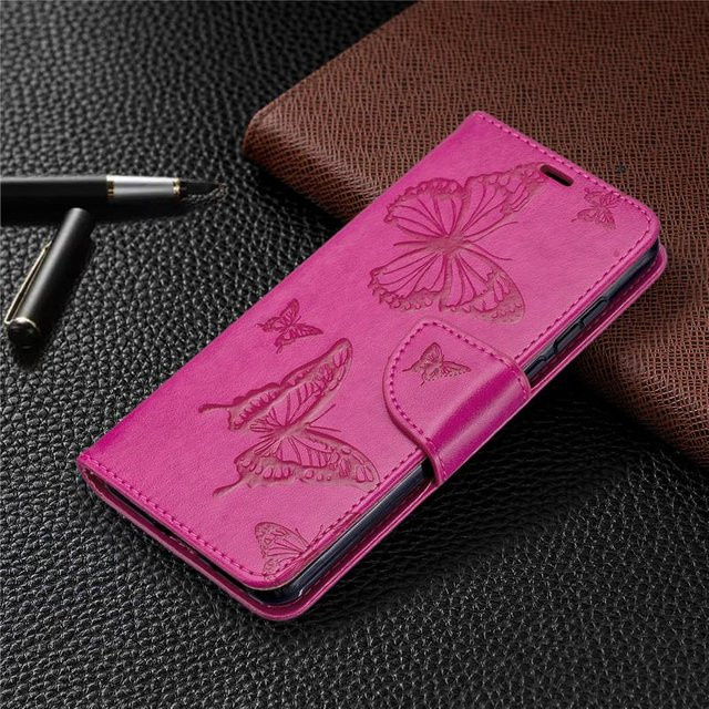 Wallet Flip Case Leder Handyhülle für Xiaomi 13 Lite, Xiaomi Mi 13 Pro und Xiaomi 13 in Pink - Bild 1