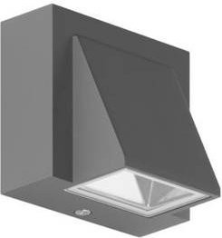 Brumberg LED-Wandleuchte in Grau (Strukturgraphit) mit IP54 Schutzart und warmweißem Licht - Bild 1