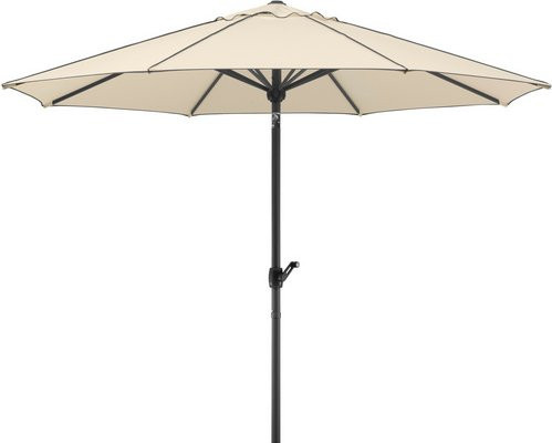 Schneider Schirme Marktschirm Adria rund abknickbar mit Sonnenschutzfaktor 50+ Durchmesser: 300 cm in beige