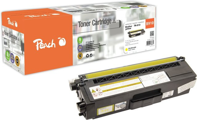 Peach B910 Y Toner gelb für Brother MFCL 9570 CDW, HLL 9310 CDW, HLL 9310 CDWT und HLL 9310 CDWTT (wiederaufbereitet) - Bild 1