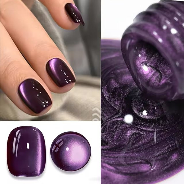 MIANEL Purple Water Light Nagellack, 12 ml, schimmernd - Bild 1