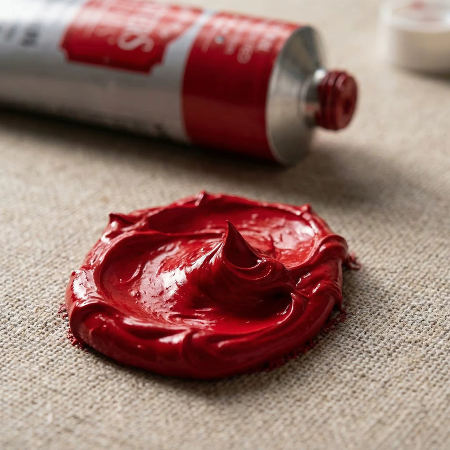 Marie's Premium Künstler-Ölfarbe Rot in der Tube, 200 ml - Bild 2