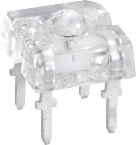 Vishay TLWY7600 LED gelb transparent rechteckig B/B: 7,6 x 7,6 mm - Bild 1