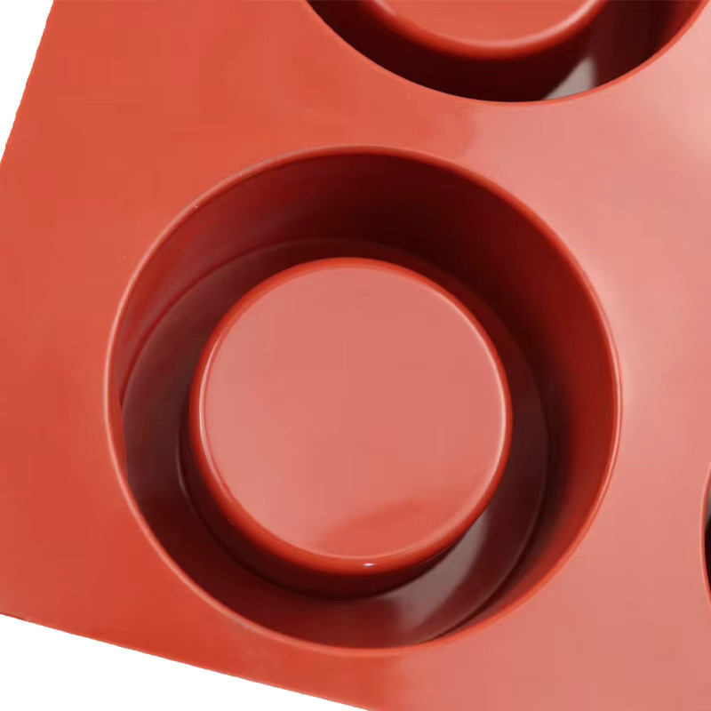 FSMHOME Silikon Backform für Muffin, Mousse und Seife, Rund, 3D-Design - Bild 4