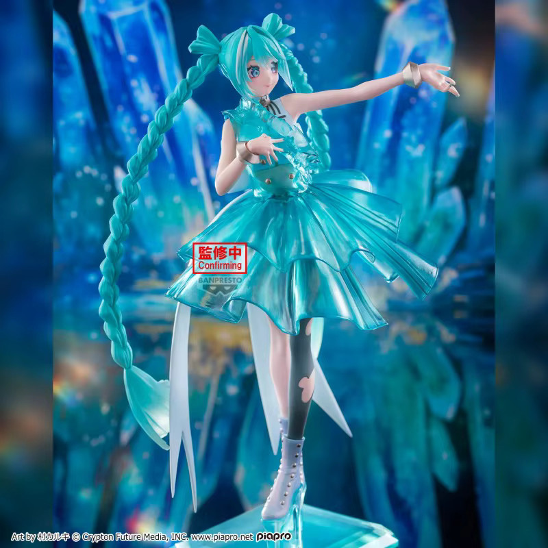 BANPRESTO Hatsune Miku Clearluxe Emerald Gem Anime Figur - Bild 3