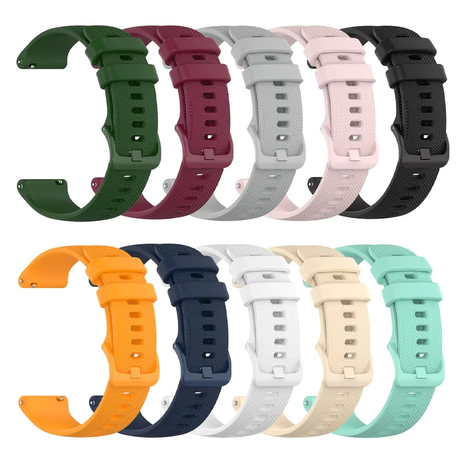 Uhrenarmband Silikon, 22 mm, 20 mm, Unisex - Bild 4