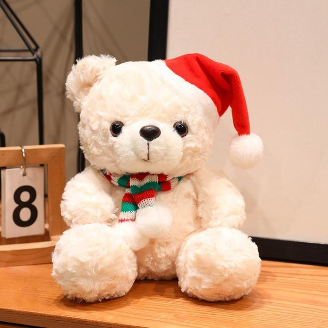 Yiran toy Bär Plüschtier, Kawaii Cartoon Anime Weihnachtsschal, ab 3 Jahren - Bild 1