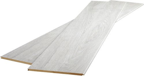 RENOVO Dekorpaneele Monte Liska in Weiß mit Holzoptik und Rundfuge, Stärke: 10 mm - Bild 1