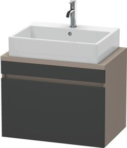 Duravit Waschtischunterschrank DuraStyle in Grau Matt B: 70 cm, T: 47,8 cm, H: 51,2 cm - Bild 1