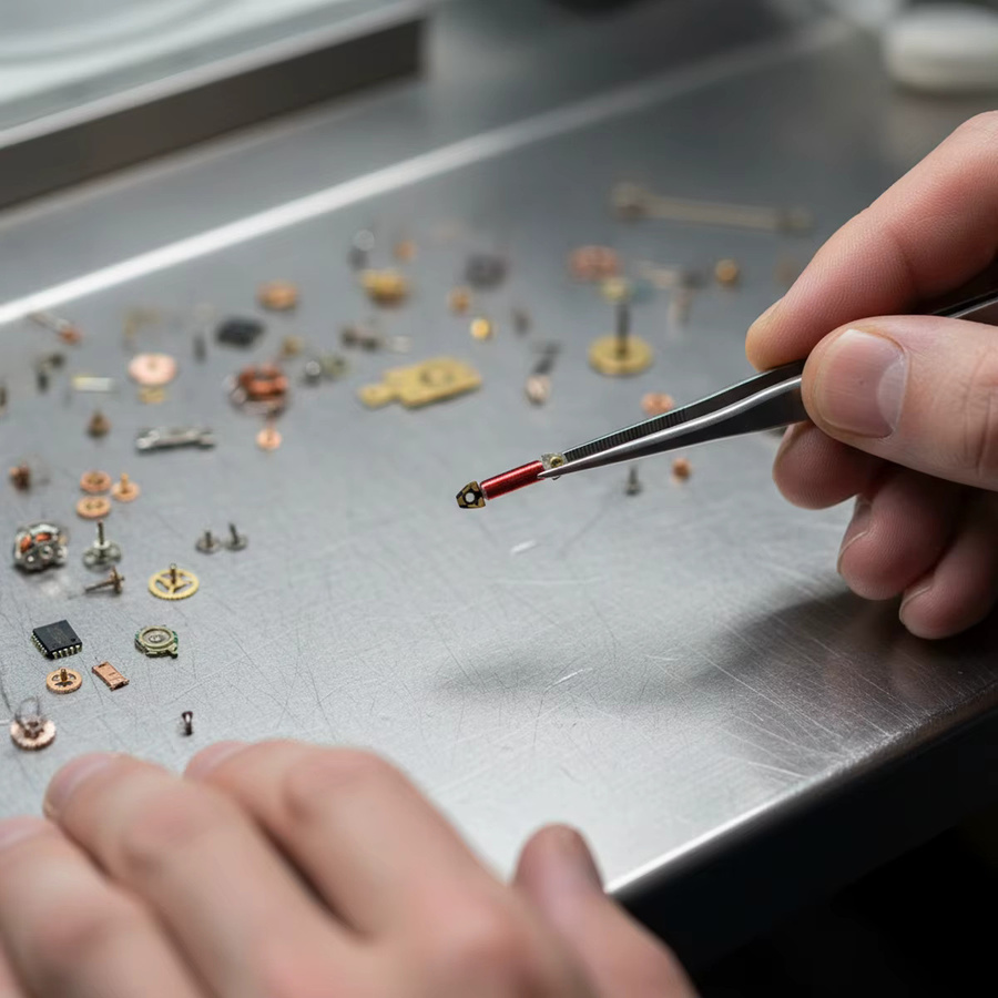 FancyWrist Reparaturteile für ETA 251.262 Uhrwerk, Rubin - Bild 3