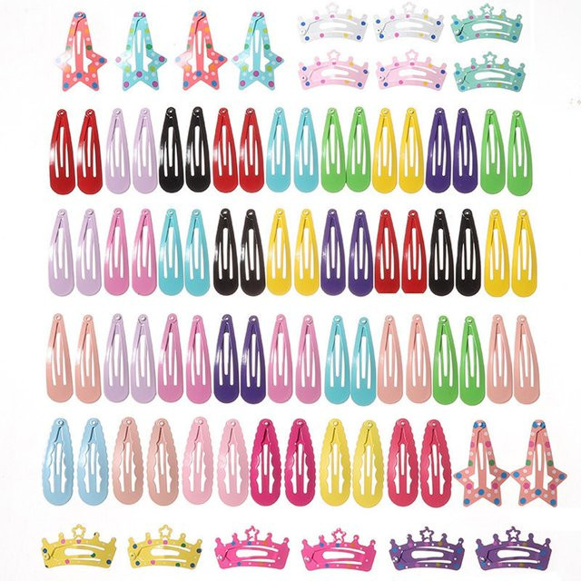 TOMTOP JMS Haarschmuck-Set, Pony und Seaside-Clips, Kinder, bunt, 84 Stk. - Bild 1