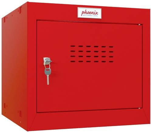 Phoenix CL0344RRK Würfel Schließfach Klein Rot mit Schlüsselschloss B/H/T: 40 x 36,5 x 40 cm - Bild 1