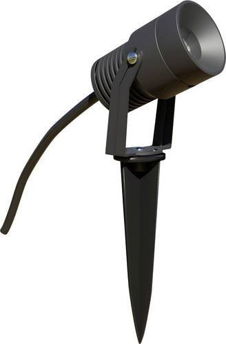 EVN LED-Gartenstrahler PLC651002 in Schwarz, verstellbarer Bodenspot aus Metall mit Erdspieß - Bild 1