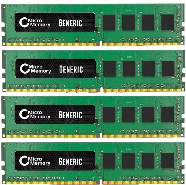 CoreParts MMH3823/8GB DDR3 RAM Speichermodul, 8 GB (4 x 2 GB), 1600 MHz, ECC, Farbe: Grün - Bild 1