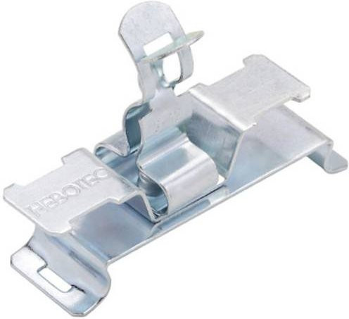 Hebotec SKHZZ Schirmklammer aus Federstahl in Silber, 10 Stück, Klemm-Ø max. 18mm - Bild 1
