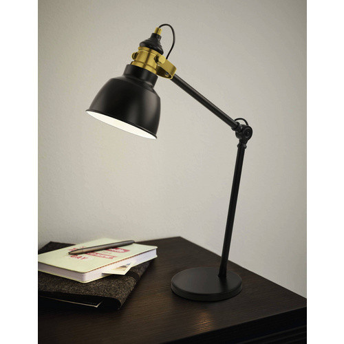 Eglo Tischleuchte Thornford aus Stahl in Schwarz, Höhe: 58,5 cm, Breite: 40,5 cm, Tiefe: 15,5 cm - Bild 2