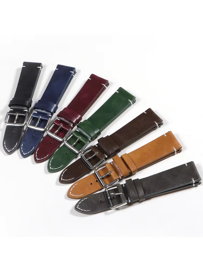 asukaband Uhrenarmband Leder, Kalbsleder, Unisex - Bild 4