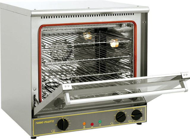 Roller Grill Konvektomat mit Turbo Quarz Technologie, Grill und Heißluftfunktion, silber, B: 59,5 cm, H: 59 cm - Bild 1
