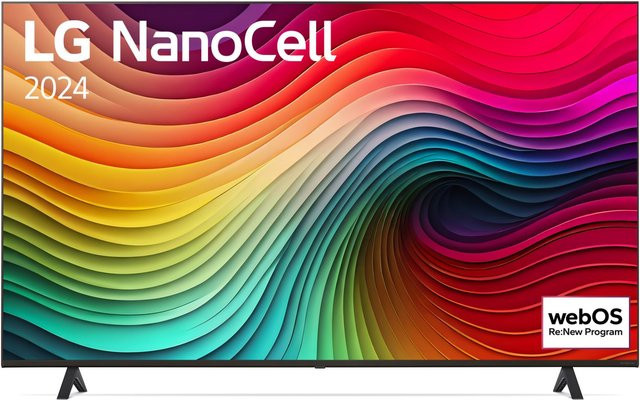 LG NanoCell Smart-TV 50NANO82T6B mit 126 cm (50 Zoll) LCD-LED-Technik, 4K Ultra HD, HDR, Sprachsteuerung und DVB-T2/C/S2 in Multicolor - Bild 1