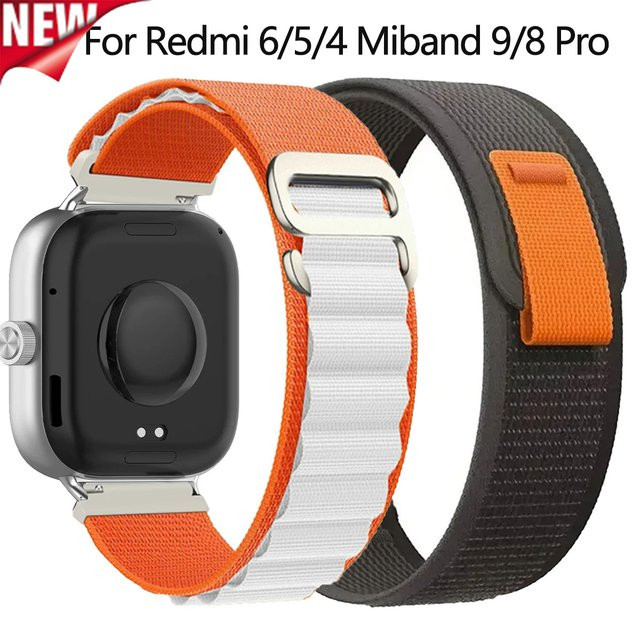 CAOWTAN Uhrenarmband Nylon, orange - Bild 1