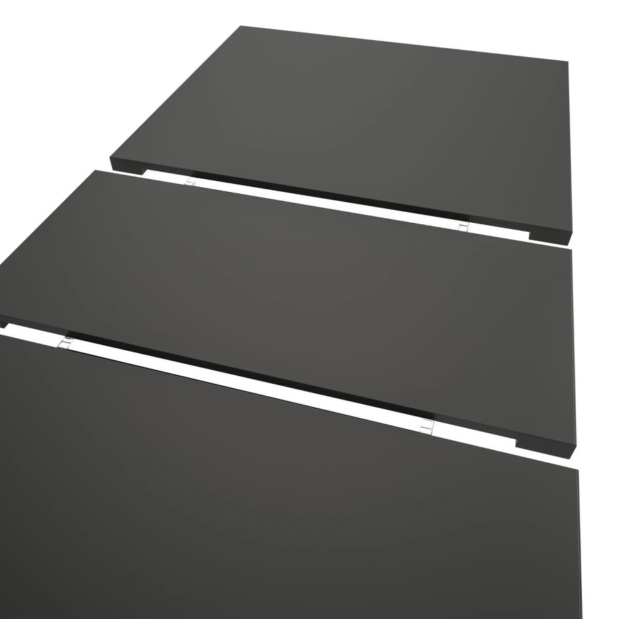 Ausziehbarer Esstisch Home-X von Inn.Furn in Grau und Sand, Rechteckig, B/T/H: 150-190 x 90 x 76 cm - Bild 2