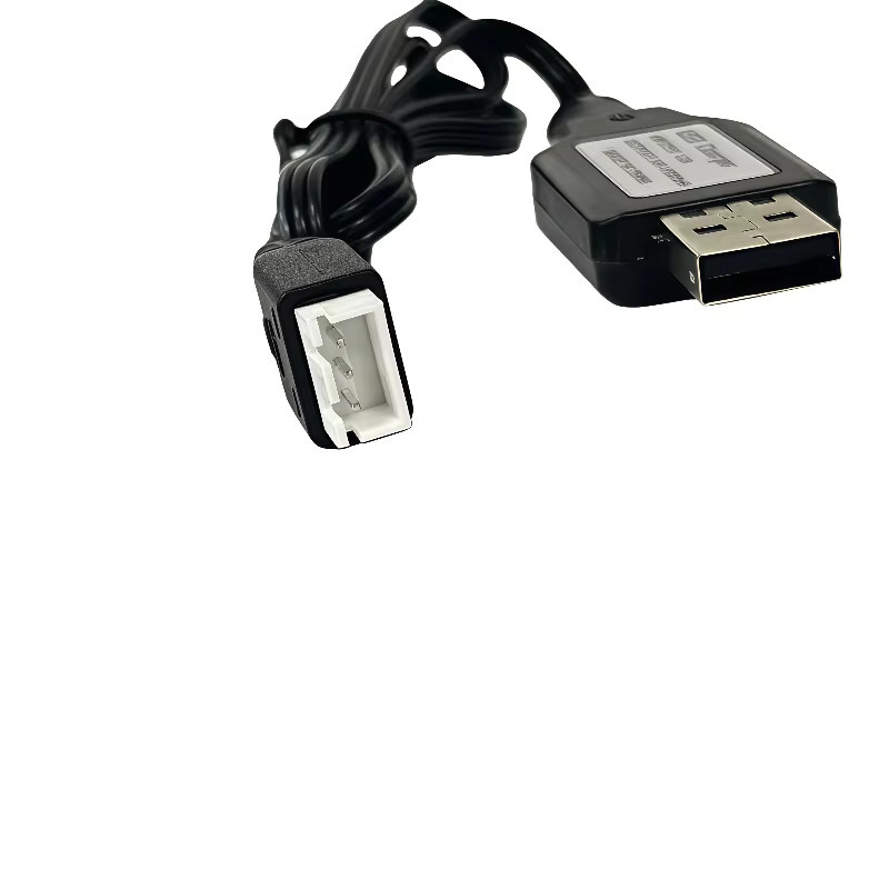 ZHOUCHEN 7,4-V-Lithiumbatterie mit USB-Ladekabel und Fernbedienung in Schwarz für Spielzeug, Autos und Flugzeuge - Bild 4
