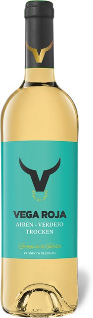 Vega Roja Airén-Verdejo Valdepeñas DO trocken Weißwein 2024 0,75 l - Bild 1