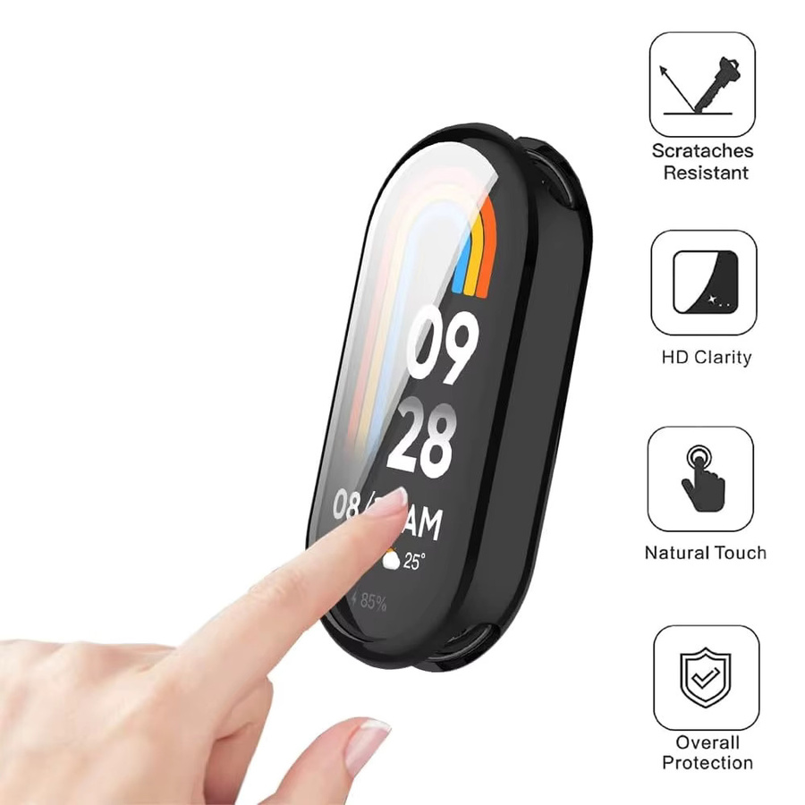 Xiaomi Smartwatch Hülle, Keramik, Kunststoff, Bunt, Xiaomi Smart Band 8/8 NFC - Bild 2