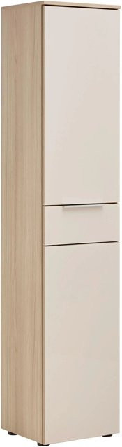 Mömax Schranksystem Siena in Kaschmir und Eichefarben mit Glastüren und Soft-Close-Funktion - Bild 1