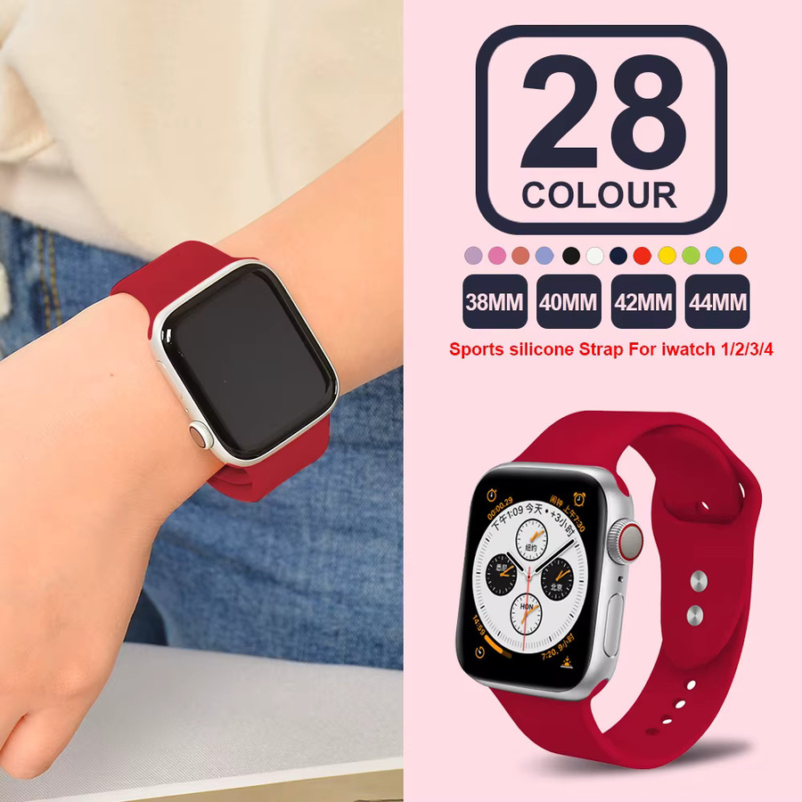Uhrenarmband Silikon, Bunt, Unisex - Bild 4