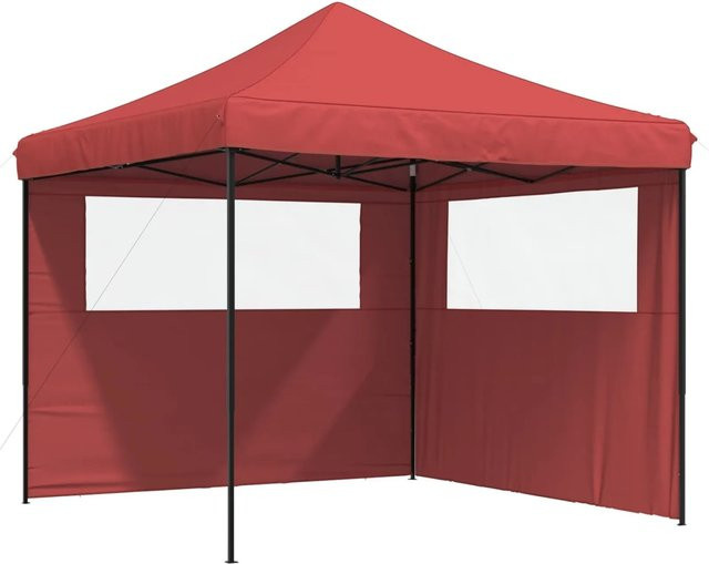 vidaXL Party-Zelt aus Oxford-Stoff in Bordeauxrot, B/T/H: 292 x 292 x 315 cm - Bild 1