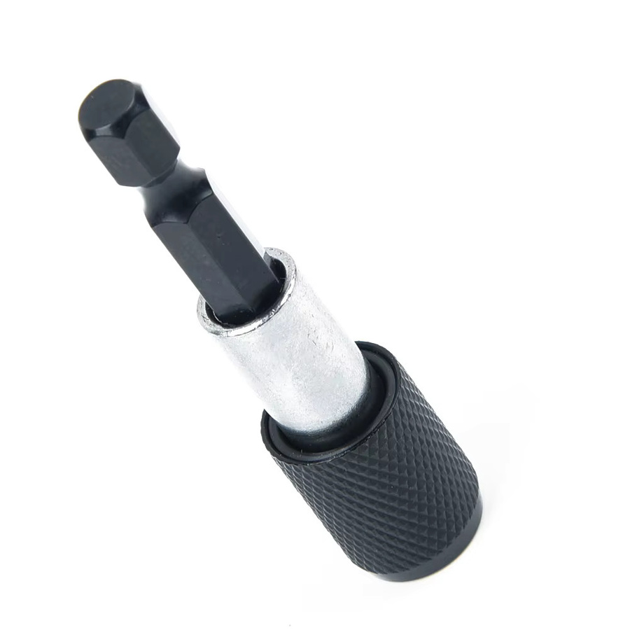DAZZLEEX Bithalter mit 1/4 Sechskantschaft als Schnellspanner für Bohrschrauber und Schraubendreher, Länge: 60 mm - Bild 2