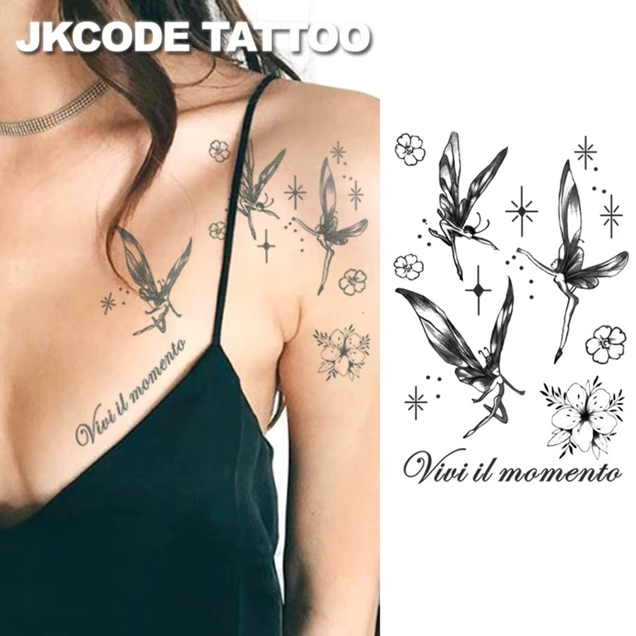 JKCODE TATTOO Kräutertattoo-Aufkleber, Unisex - Bild 2
