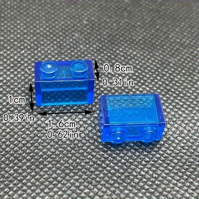 Yiran toy Kompakte Partikel Steine, Baustein Zubehör, blau, 40-teiliges Set, ab 6 Jahren - Bild 1