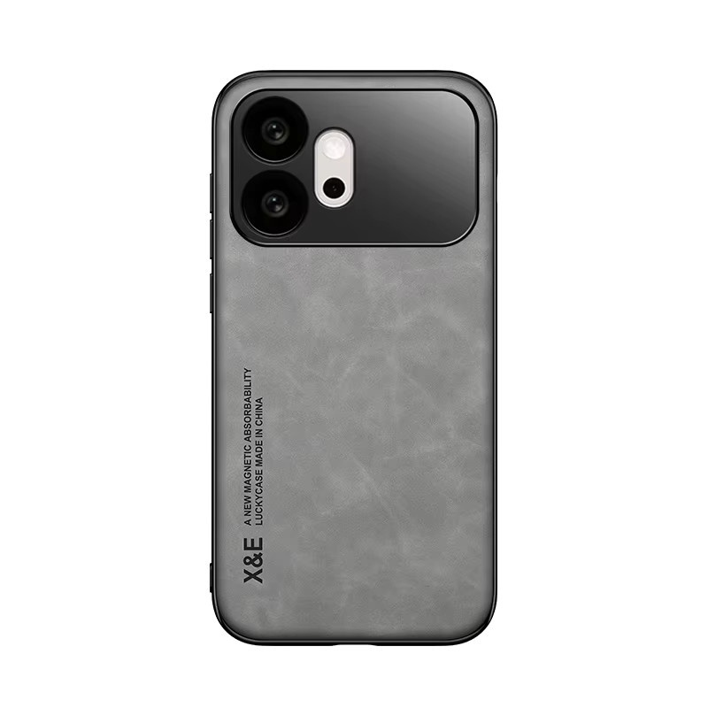 Luxus Schafsleder Magnetische Handyhülle für Honor 600 500 400 Pro Lite Lux in Grau - Bild 4