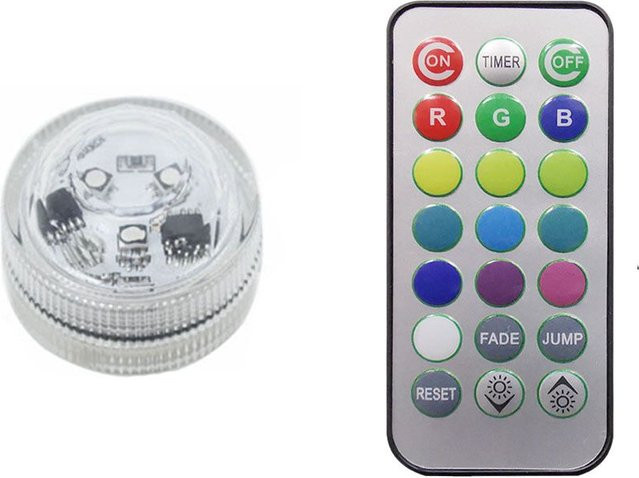 Binchi Outdoor Product RGB LED Unterwasserlicht Wasserdichtes Teelicht in Multicolour für Pool, Teich und Aquarium - Bild 1