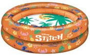 Happy People Disney Stitch aufblasbarer 2-Ring Pool für Kinder, Durchmesser: 100 cm, Höhe: 30 cm - Bild 1