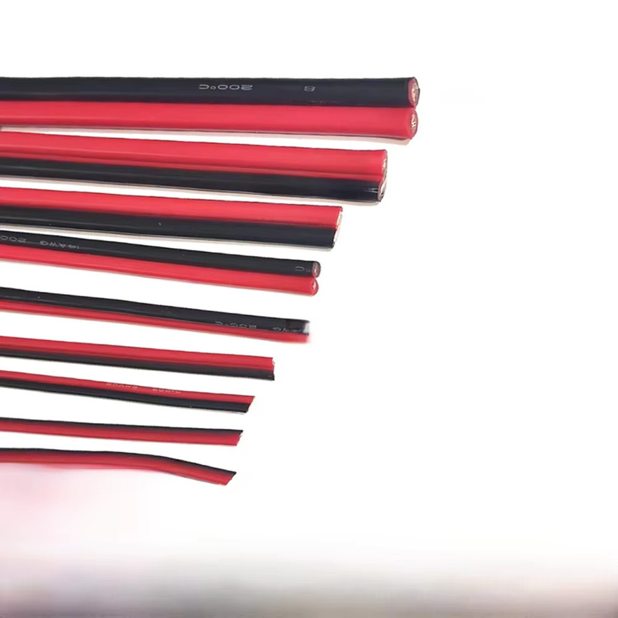 TAKORI Silikonkautschukkabel aus Kupfer, schwarz-rot, verschiedene AWG-Stärken für DIY-LED-Lampen - Bild 6