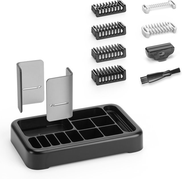 Yinke Elektrorasierer-Aufsätze Schutzkämme mit Rasiererständer-Set, Unisex - Bild 1